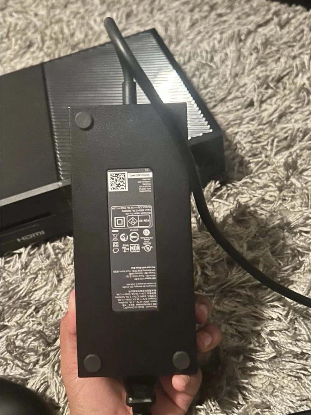 N/A black console